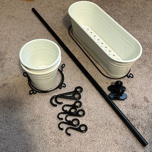IKEA Fintorp Hanging Buckets and Rod